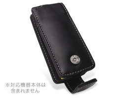 PDAIR レザーケース for iPod nano(5th gen.) 縦開きタイプ