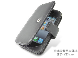 PDAIR レザーケース for iPhone 4S/4 横開きタイプ