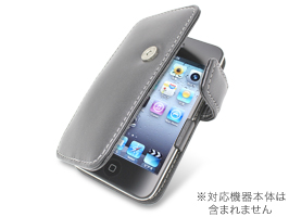 PDAIR レザーケース for iPod touch(4th gen.) 横開きタイプ