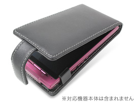 PDAIR レザーケース for REGZA Phone IS04/T-01C 縦開きタイプ