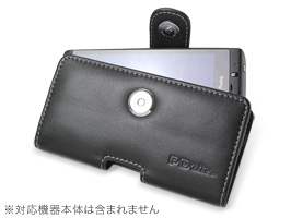 PDAIR レザーケース for Xperia(TM) acro SO-02C/IS11S ポーチタイプ