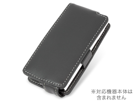 PDAIR レザーケース for Xperia(TM) ray SO-03C 縦開きタイプ