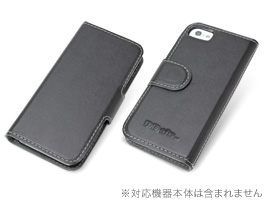 PDAIR レザーケース for iPhone SE / 5s / 5 横開きタイプ