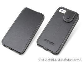 PDAIR レザーケース for iPhone 5s/5 縦開きボトムタイプ(ボタンタイプ)