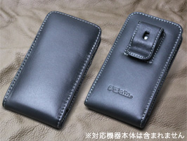 PDAIR レザーケース for HTC J One HTL22 ベルトクリップ付バーティカルポーチタイプ