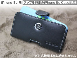 PDAIR レザーケース for iPhone 5c with Case ポーチタイプ