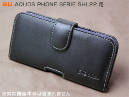 PDAIR レザーケース for AQUOS PHONE SERIE SHL22 ポーチタイプ