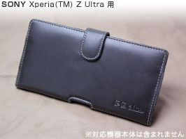 PDAIR レザーケース for Xperia (TM) Z Ultra SOL24/SGP412JP ポーチタイプ