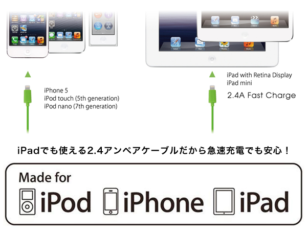 TRAVEL BIZ Lightningͥб ®šǡž꼰USB֥ for iPod/iPhone/iPad