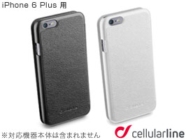 cellularline Book Essential レザー 手帳型ケース for iPhone 6 Plus