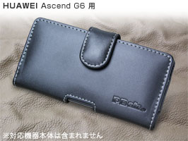 PDAIR レザーケース for Ascend G6 ポーチタイプ