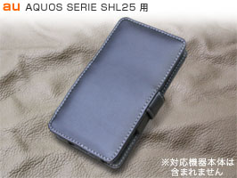 PDAIR レザーケース for AQUOS SERIE SHL25 横開きタイプ