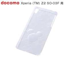 ディズニー・キラキラソフトジャケット for Xperia (TM) Z2 SO-03F