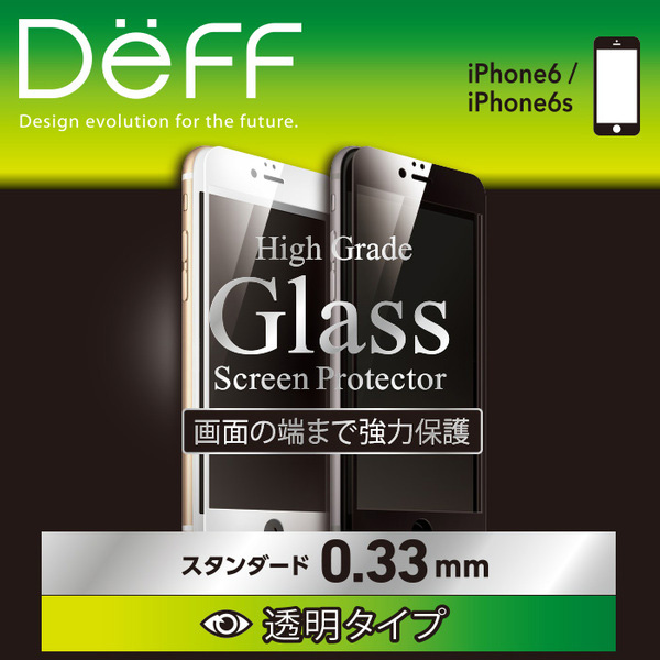 High Grade Glass Screen Protector Full Front 0.33mm for iPhone 6s/6