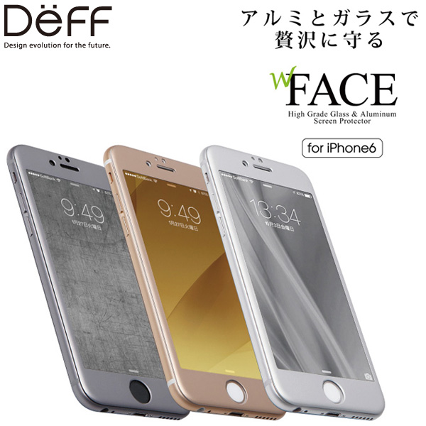 W-FACE High Grade Glass & Aluminum Screen Protector for iPhone 6