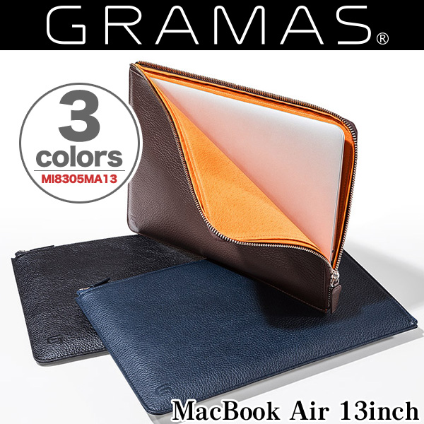 GRAMAS Meister Leather Sleeve Case MI8305MA13 for MacBook Air 13インチ(Early 2015/Early 2014/Mid 2013/Mid 2012/Mid 2011/Late 2010)