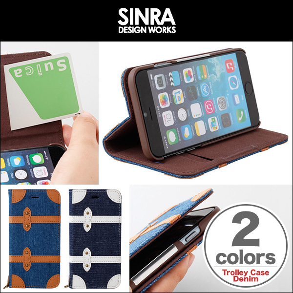 Sinra Design Works Trolley Case Denim for iPhone 6s/6