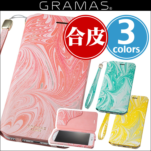 GRAMAS FEMME ”Mab” Flap Leather Case for iPhone 7 Plus