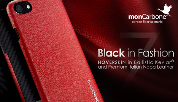 顼 monCarbone HOVERSKIN Napa Leather for iPhone 7 Plus