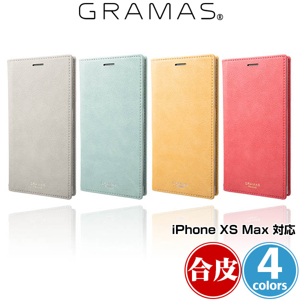 GRAMAS FEMME Colo PU Leather Book Case for iPhone XS MAX