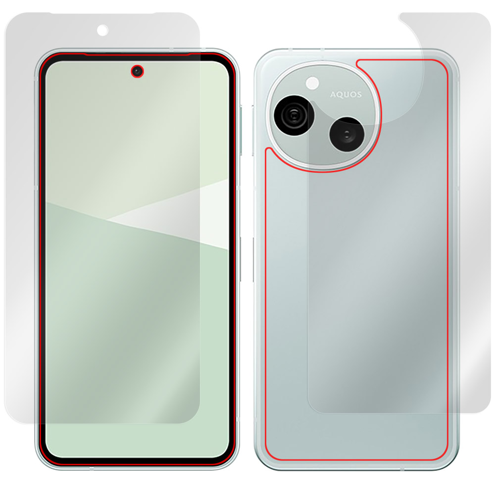AQUOS sense10 SH-M33 / SH-53F / SHG15 表面・背面セットの保護フィルム