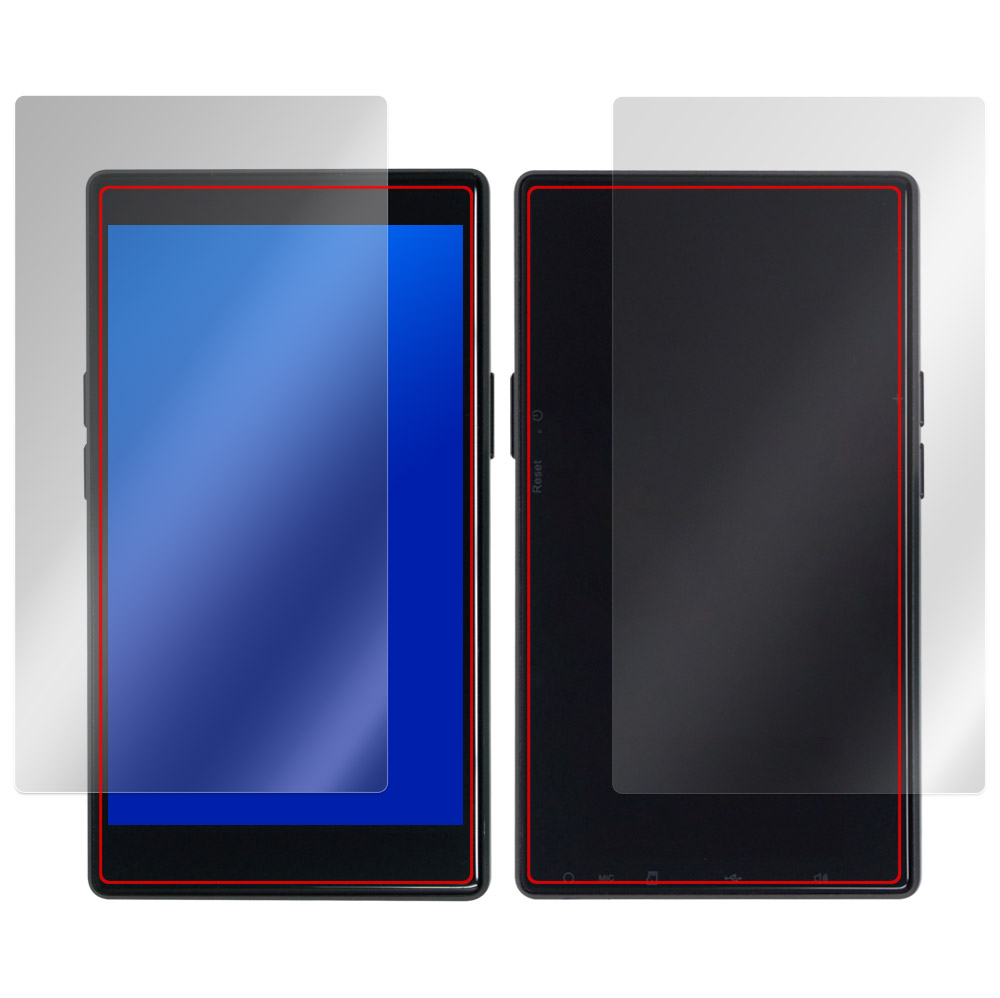 AGPTEK T09U 表面・背面セットの保護フィルム