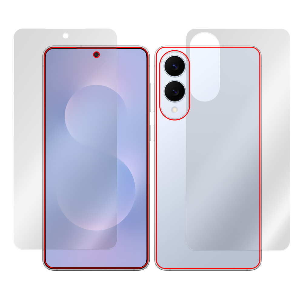 Galaxy S25 edge 表面・背面セットの保護フィルム