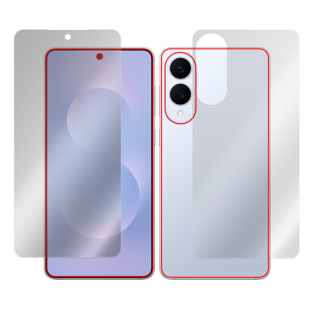 Galaxy S25 edge 表面・背面セットの保護フィルム