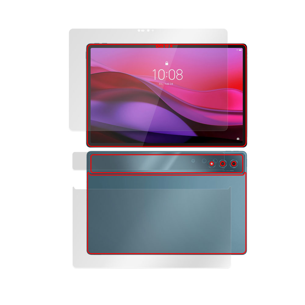 Lenovo Yoga Tab Plus 表面・背面セットの保護フィルム