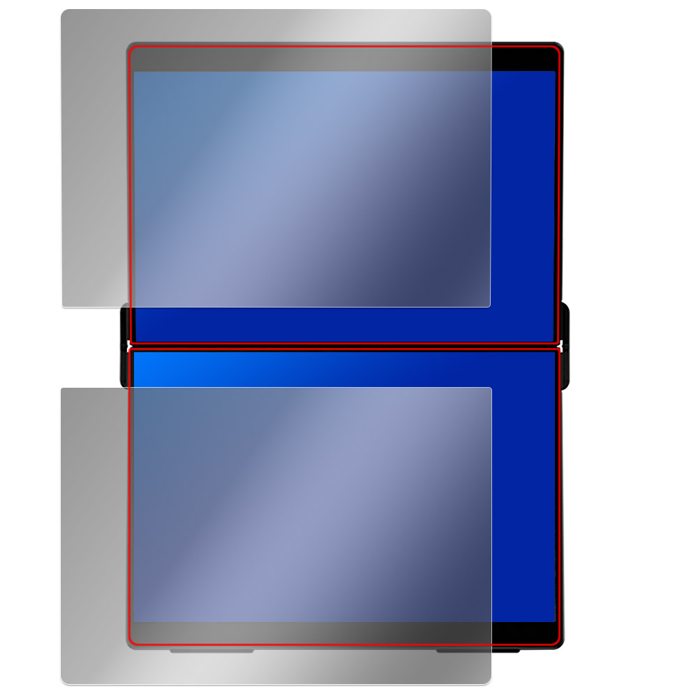 EHOMEWEI 14.2インチ デュアルモニター XP-142PW / XP-142NW 液晶保護フィルム