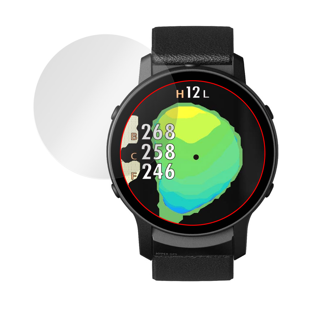 GreenOn THE GOLF WATCH GS601 液晶保護フィルム