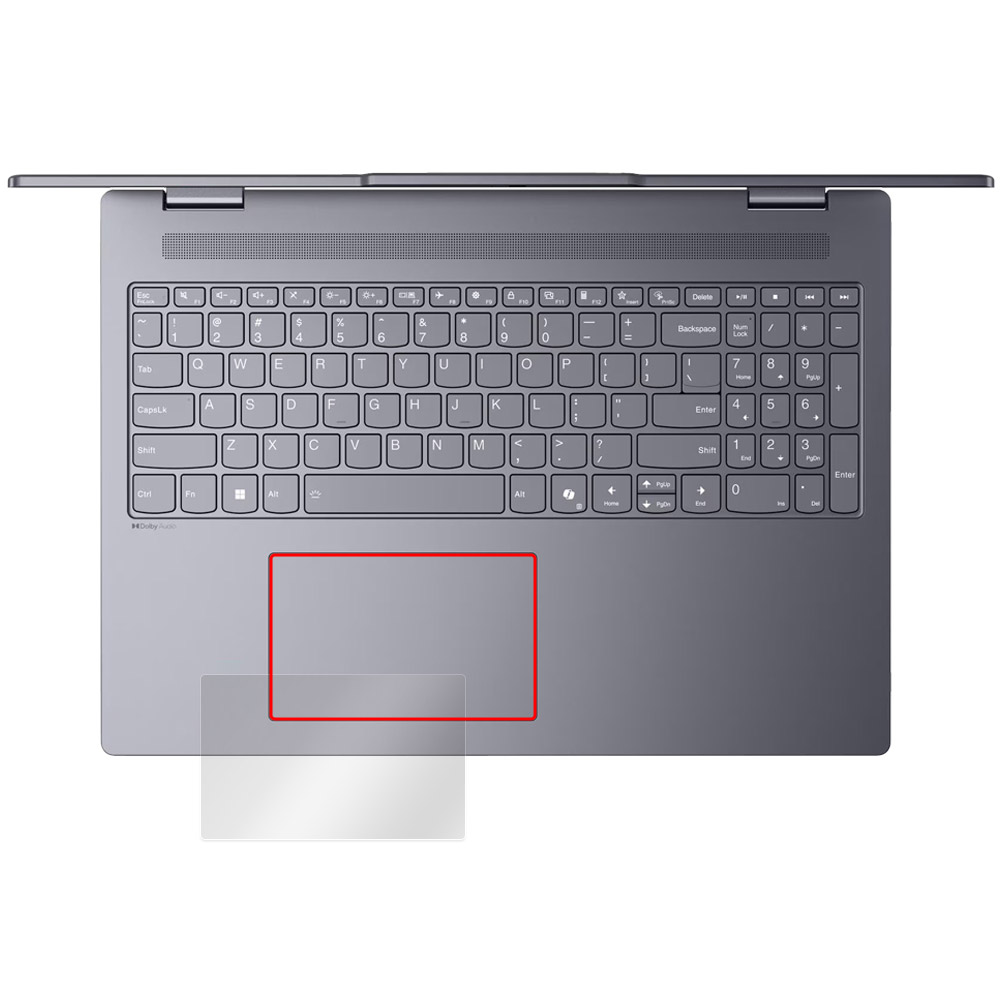 Lenovo IdeaPad 5i / 5 2-in-1 Gen 10 16型 タッチパッド用保護フィルム