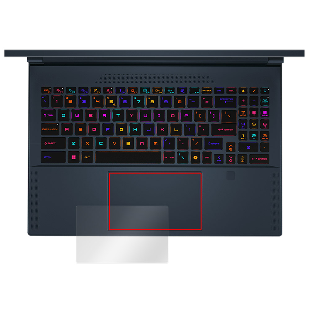 MSI Stealth 16 AI Studio A1V タッチパッド用保護フィルム