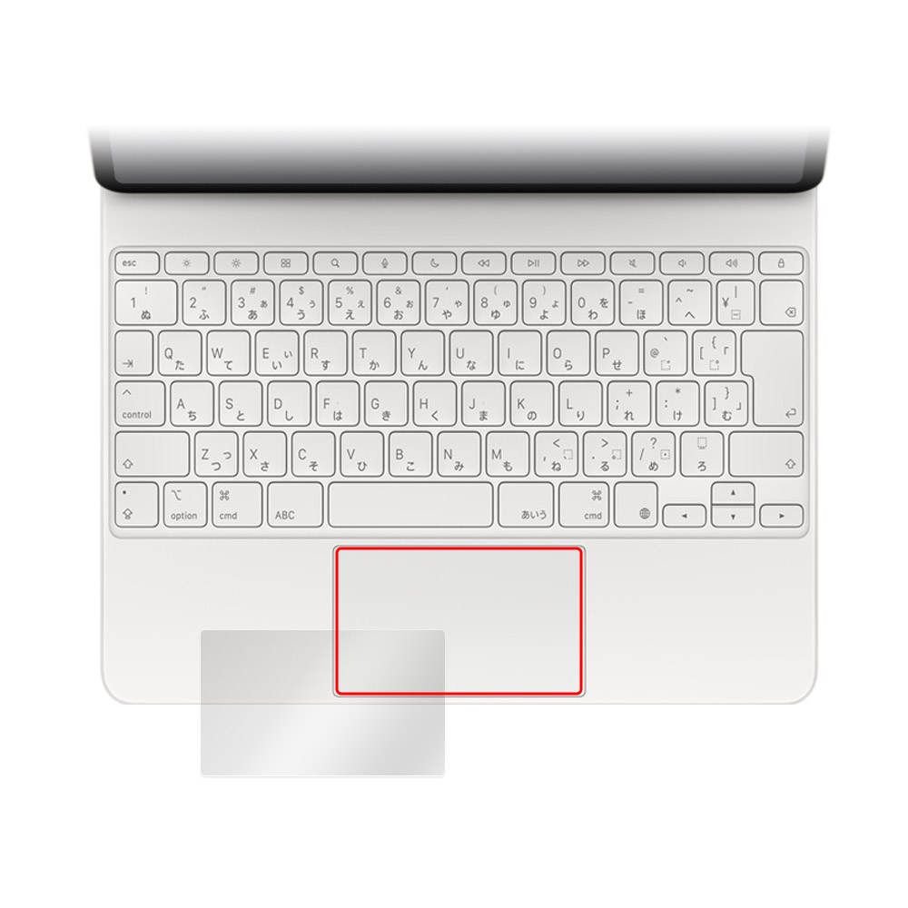 iPad Air (13インチ) (M3) (2025) 用 Magic Keyboard トラックパッド用保護フィルム