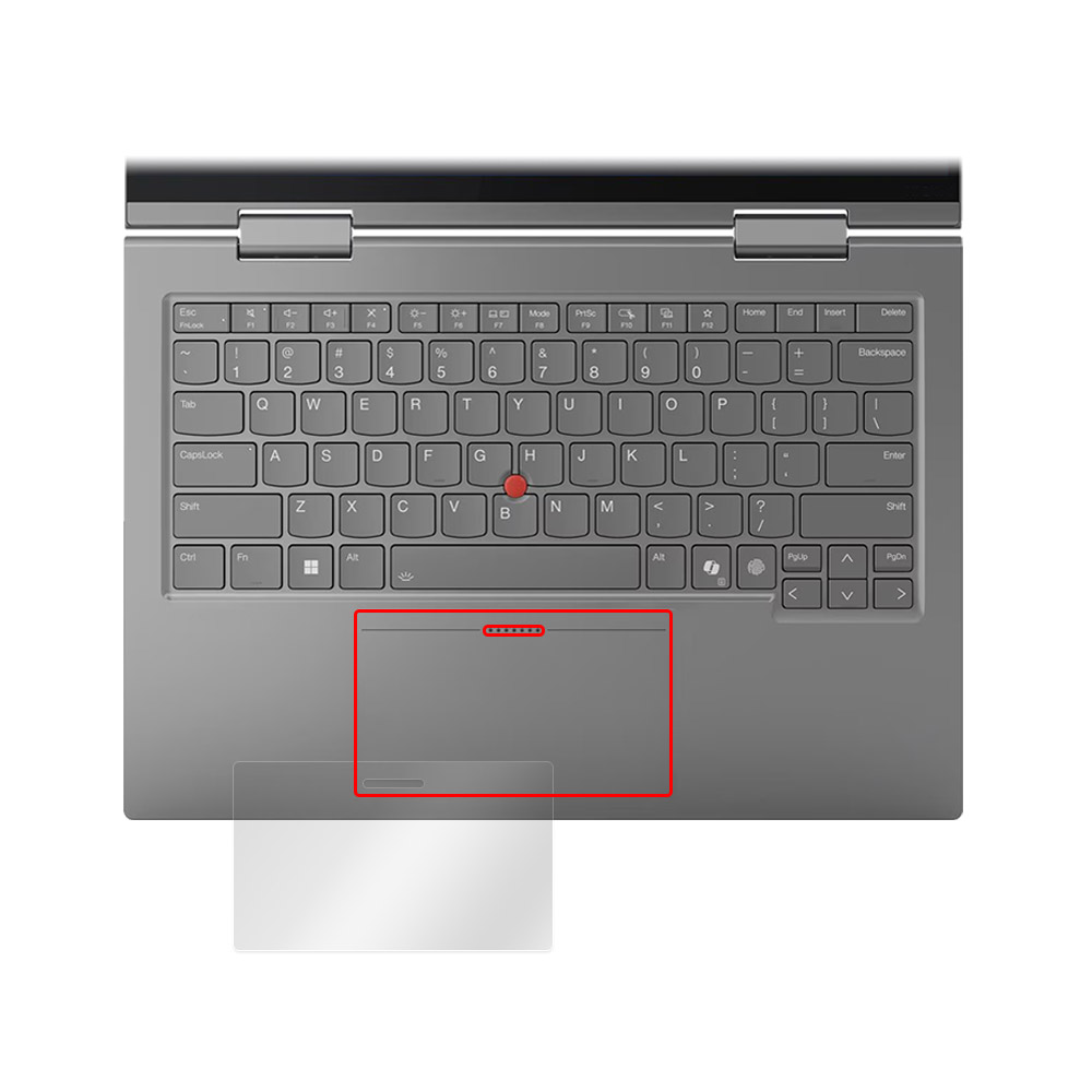Lenovo ThinkPad X1 2-in-1 Gen 10 14型 タッチパッド用保護フィルム