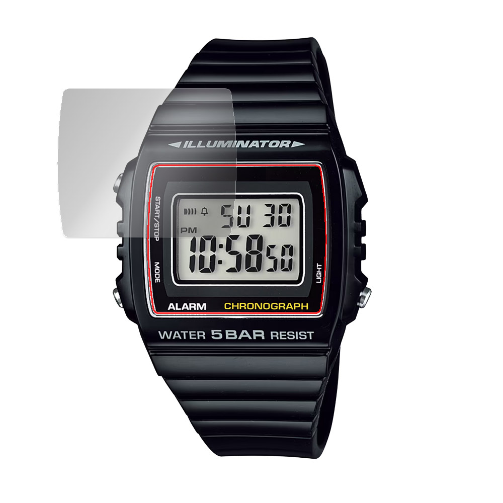 CASIO Collection STANDARD W-215H シリーズ 液晶保護フィルム