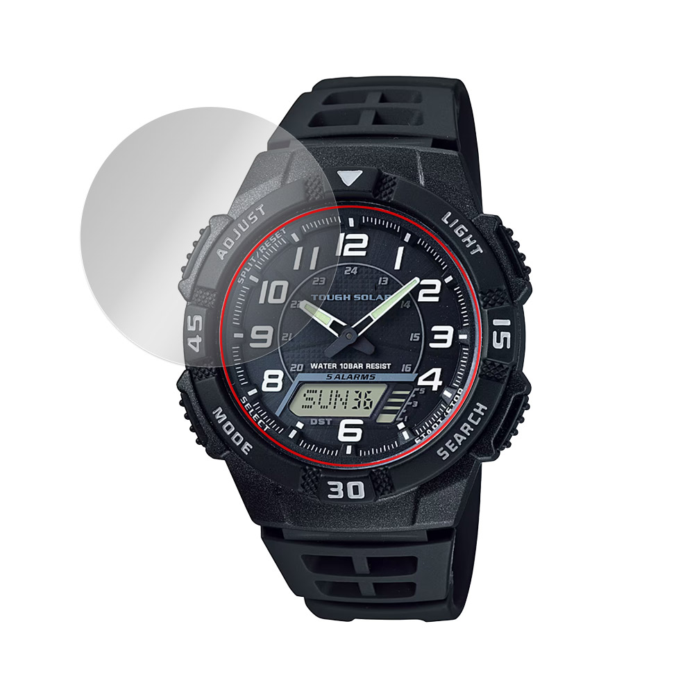 CASIO Collection STANDARD AQ-S800W シリーズ 風防保護フィルム