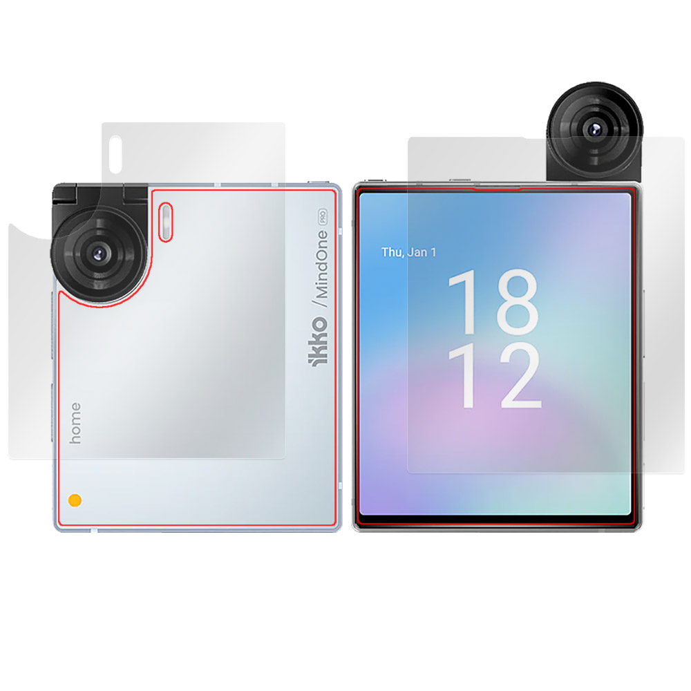 iKKO MindOne Pro 表面・背面セットの保護フィルム