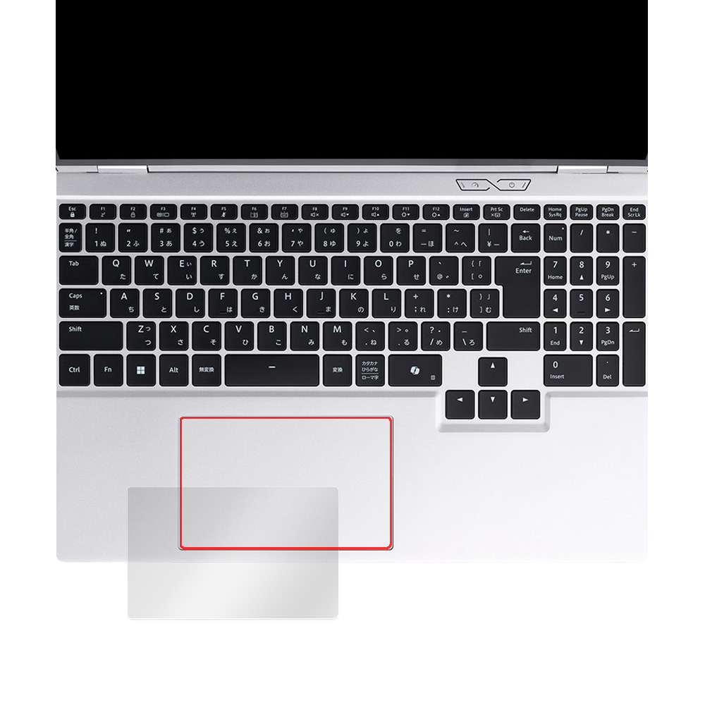 mouse DAIV R5 シリーズ タッチパッド用保護フィルム