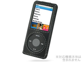 PDAIR レザーケース for iPod nano(4th gen.) ベルトクリップ付スリーブタイプ