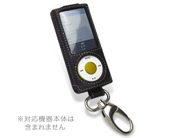 PDAIR レザーケース for iPod nano(5th gen.) ホルダー付 スリーブタイプ