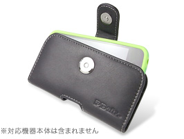 保護フィルム PDAIR レザーケース for iPhone 4S/4 with Bumper ポーチタイプ