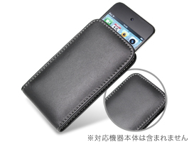 PDAIR レザーケース for iPod touch(4th gen.) バーティカルポーチタイプ
