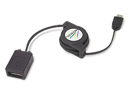 保護フィルム リトラクタブル Micro-USBホストケーブル(Bコネクタ)