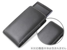 保護フィルム PDAIR レザーケース for GALAPAGOS SoftBank 003SH バーティカルポーチタイプ