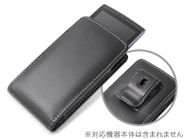保護フィルム PDAIR レザーケース for GALAPAGOS SoftBank 003SH ベルトクリップ付バーティカルポーチタイプ