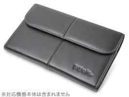 保護フィルム PDAIR レザーケース for Acer ICONIA TAB A100 ビジネスタイプ(ブラック)