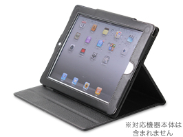 保護フィルム PDAIR レザーケース for iPad 2 横開きタイプ Ver.2