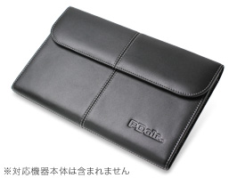 保護フィルム PDAIR レザーケース for Optimus Pad L-06C ビジネスタイプ(ブラック)