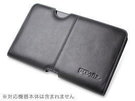 保護フィルム PDAIR レザーケース for Optimus Pad L-06C ポーチタイプ(ブラック)